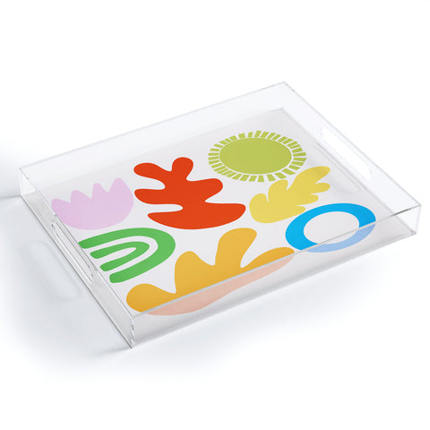 Lane and Lucia Collecting Happy Things no 2 Acrylic Tray