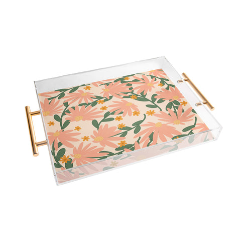 Lane and Lucia Meadow of Autumn Wildflowers Acrylic Tray