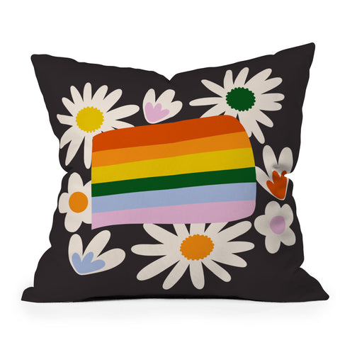 Lane and Lucia Pride Outdoor Throw Pillow