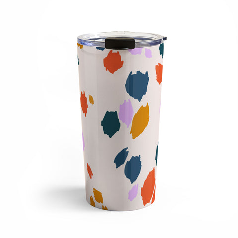 Lane and Lucia Rainbow Animal Print Travel Mug