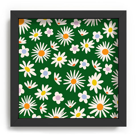 Lane and Lucia Rainbow Vintage Daisies Recessed Framing Square