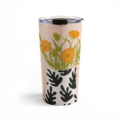 Lane and Lucia Vase no 28 with Heliopsis Travel Mug