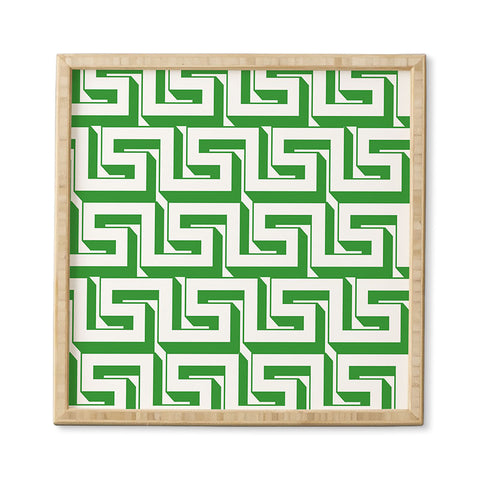 Lara Kulpa Greeky Emerald Framed Wall Art
