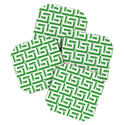 Lara Kulpa Greeky Emerald Coaster Set