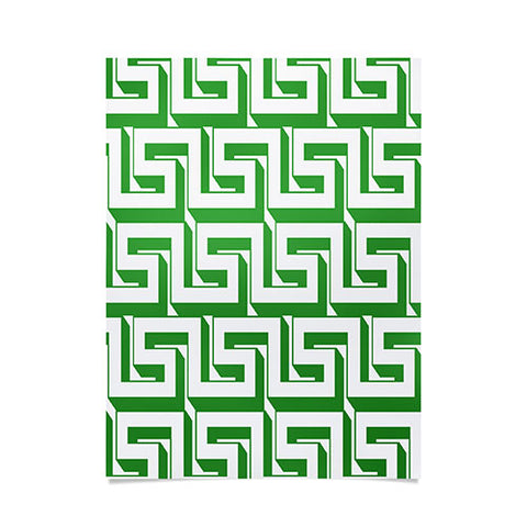 Lara Kulpa Greeky Emerald Poster