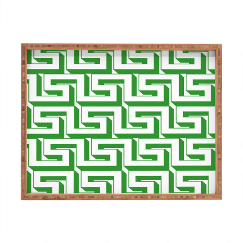 Lara Kulpa Greeky Emerald Rectangular Tray