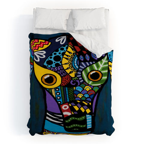 Lara Kulpa Greyhound Duvet Cover