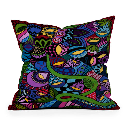 Lara Kulpa Grow Outdoor Throw Pillow