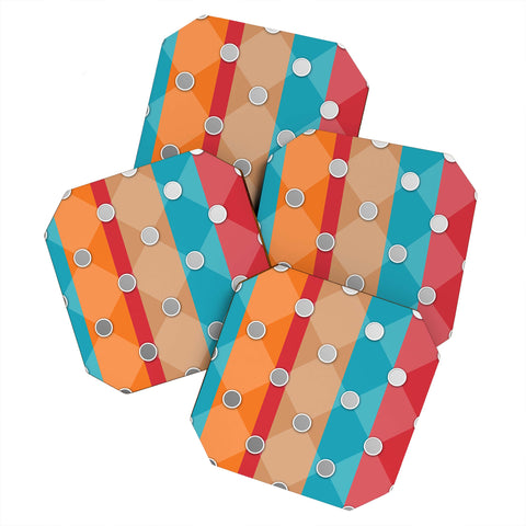 Lara Kulpa Mod Quilting Coaster Set