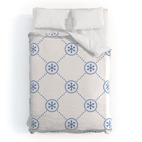 Lara Kulpa Quilted Snow Duvet Cover