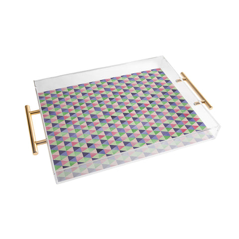 Lara Kulpa Retro Cubic Summer Acrylic Tray