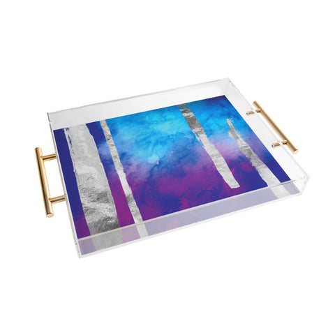 Lara Kulpa Silver Gilt Acrylic Tray
