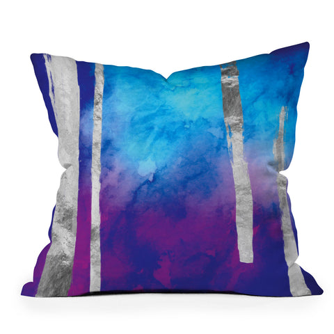Lara Kulpa Silver Gilt Outdoor Throw Pillow