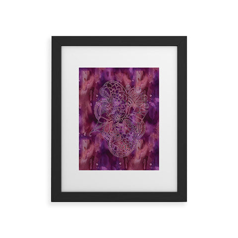 Lara Kulpa Watercolor Mehndi PRP 1 Framed Art Print