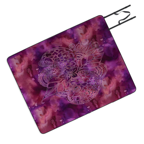 Lara Kulpa Watercolor Mehndi PRP 1 Picnic Blanket
