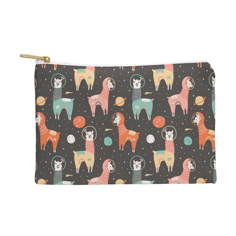 Lathe & Quill Astronaut Llamas in Space Pouch
