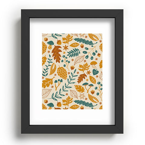 Lathe & Quill Autumn Foliage Recessed Framing Rectangle