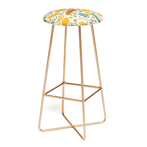 Lathe & Quill Autumn Foliage Bar Stool