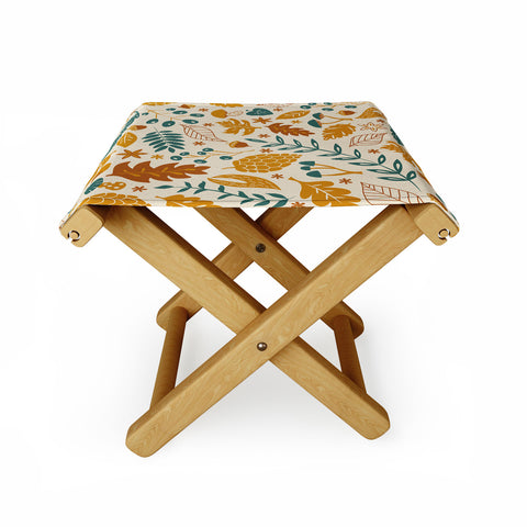 Lathe & Quill Autumn Foliage Folding Stool
