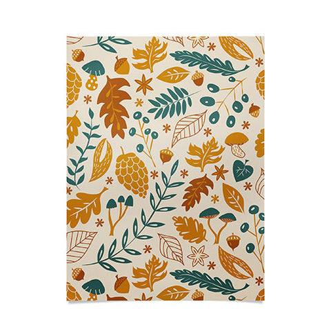 Lathe & Quill Autumn Foliage Poster