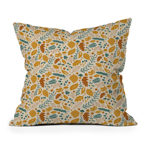 Lathe & Quill Autumn Foliage Outdoor Throw Pillow