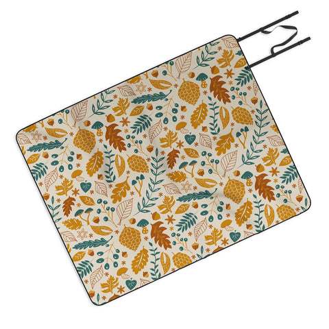 Lathe & Quill Autumn Foliage Picnic Blanket