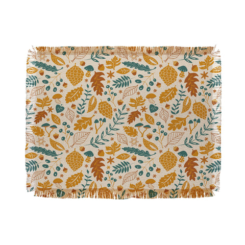 Lathe & Quill Autumn Foliage Throw Blanket