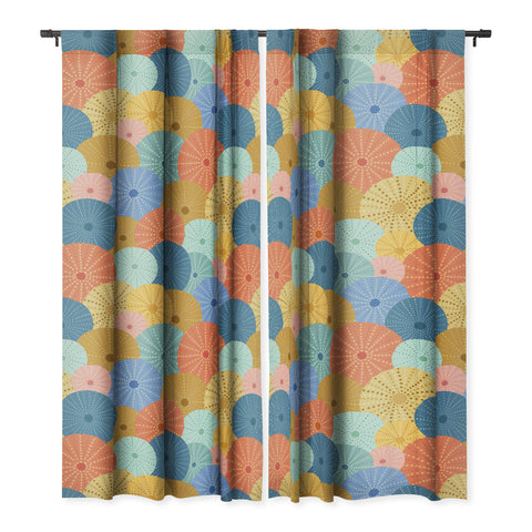 Lathe & Quill Coloful Sea Urchins 2 Blackout Non Repeat