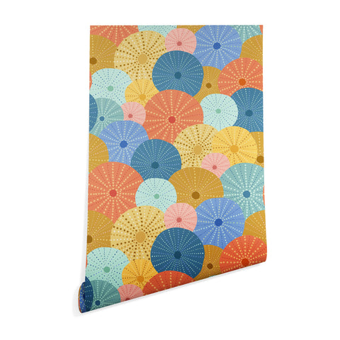 Lathe & Quill Coloful Sea Urchins 2 Wallpaper