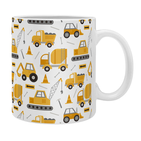 Lathe & Quill Construction Trucks Coffee Mug