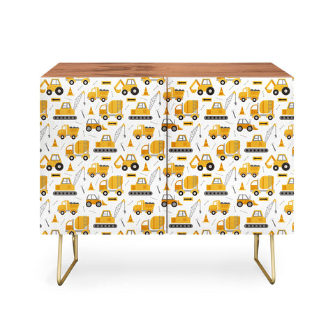 Lathe & Quill Construction Trucks Credenza