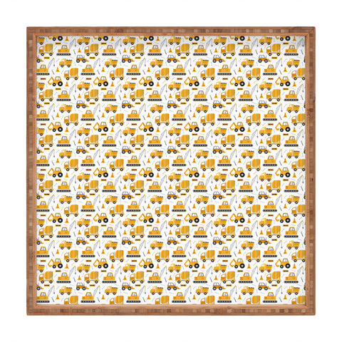 Lathe & Quill Construction Trucks Square Tray