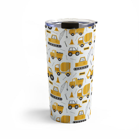 Lathe & Quill Construction Trucks Travel Mug