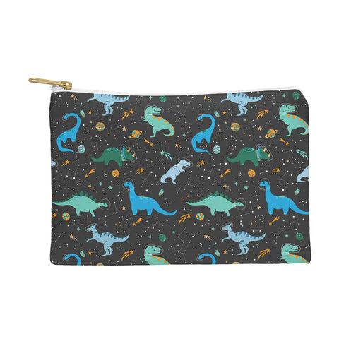 Lathe & Quill Dinosaurs in Space in Blue Pouch