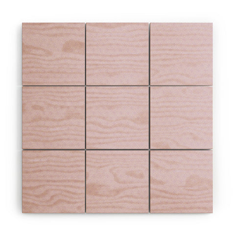 Lathe & Quill Dotted Scallop Wisteria Wood Wall Mural