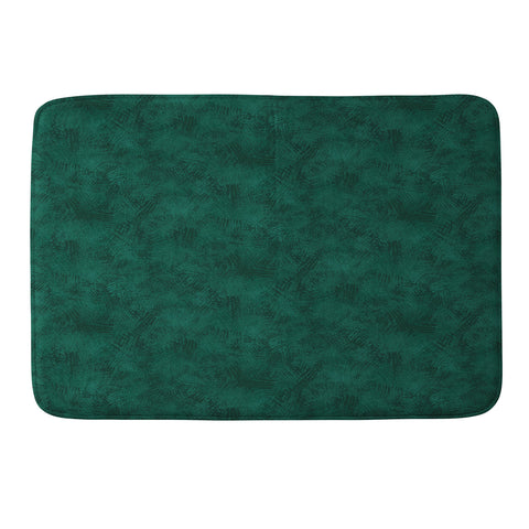 Lathe & Quill Emerald Scraped Texture Memory Foam Bath Mat