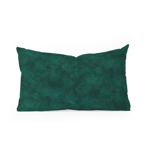 Lathe & Quill Emerald Scraped Texture Oblong Throw Pillow