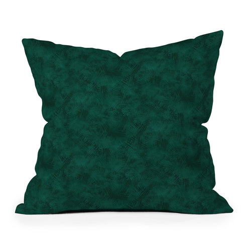 Lathe & Quill Emerald Scraped Texture Throw Pillow