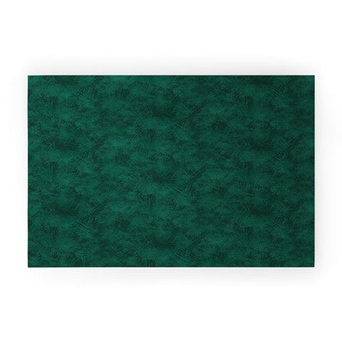 Lathe & Quill Emerald Scraped Texture Welcome Mat