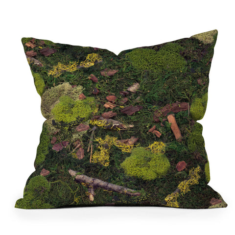 Lathe & Quill Forest Floor I Throw Pillow