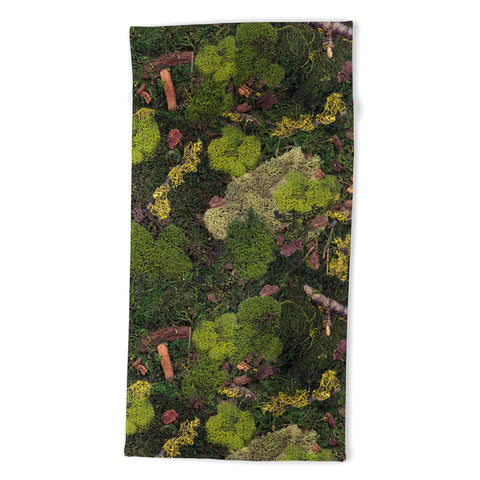 Lathe & Quill Forest Floor I Beach Towel