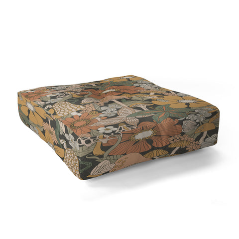Lathe & Quill Garden Wonderland Floor Pillow Square
