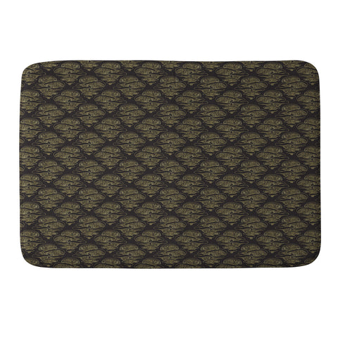 Lathe & Quill Gilded Oyster Mushroom Memory Foam Bath Mat