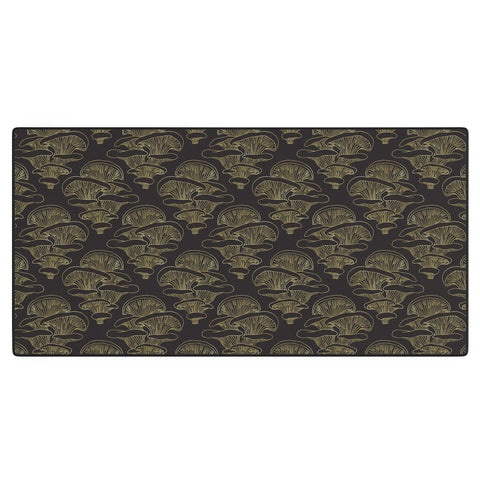 Lathe & Quill Gilded Oyster Mushroom Desk Mat