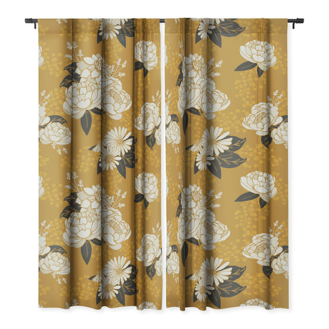 Lathe & Quill Glam Florals Gold Blackout Non Repeat