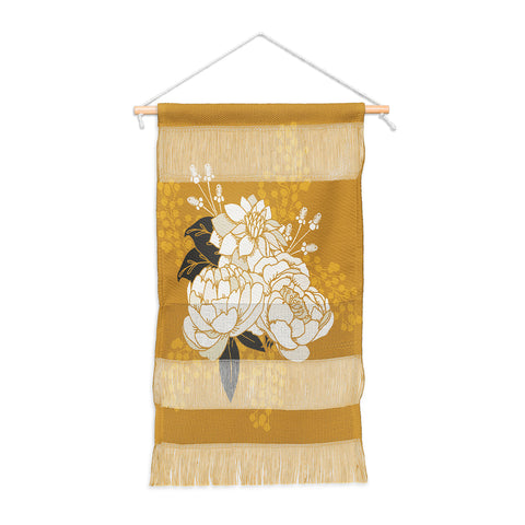 Lathe & Quill Glam Florals Gold Wall Hanging Portrait
