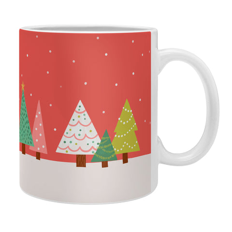 Lathe & Quill Holly Jolly Trees Coffee Mug