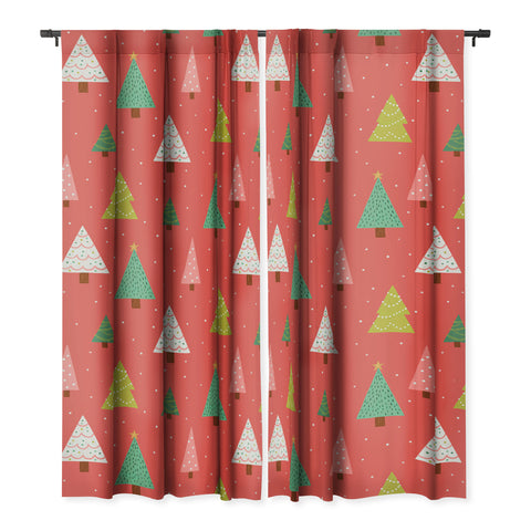 Lathe & Quill Holly Jolly Trees Blackout Non Repeat