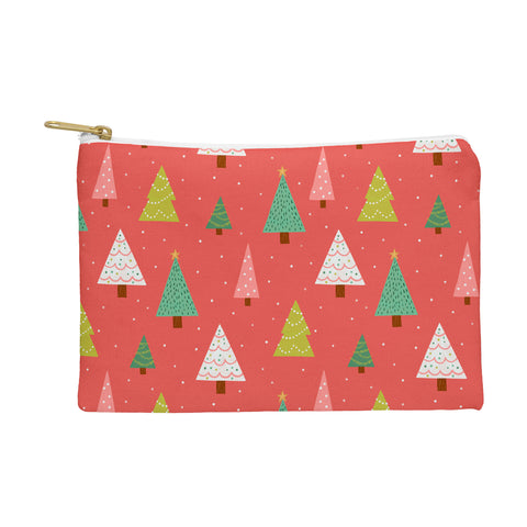 Lathe & Quill Holly Jolly Trees Pouch