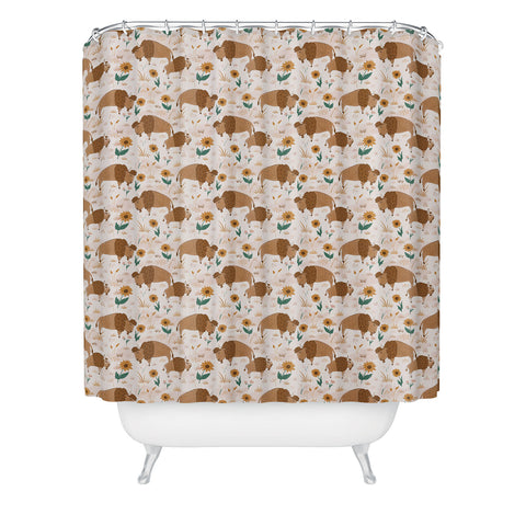 Lathe & Quill Home on the Range Shower Curtain